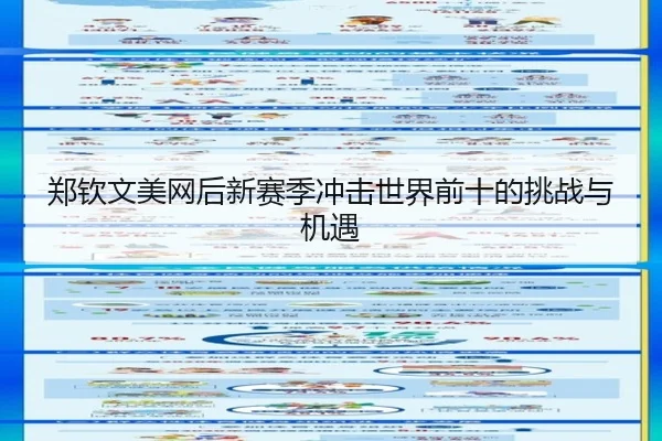郑钦文美网后新赛季冲击世界前十的挑战与机遇